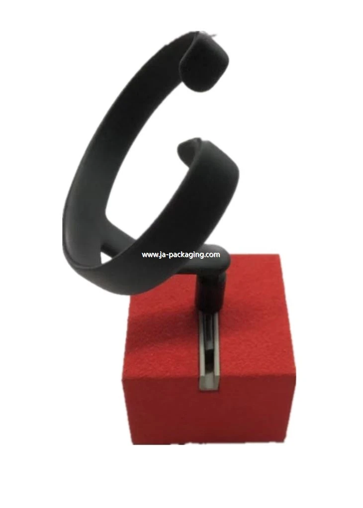 Red Watch Stand With C-rings