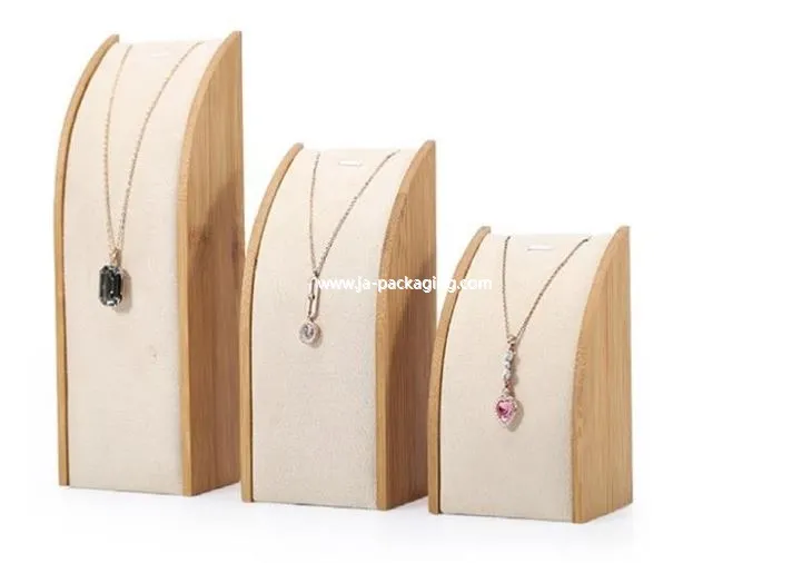 Popiersia Naszyjnik z Drewna Bambusowego